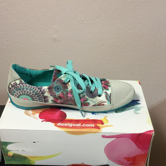 Desigual Multicolor Women's Sneakers - Picture 4 of 5